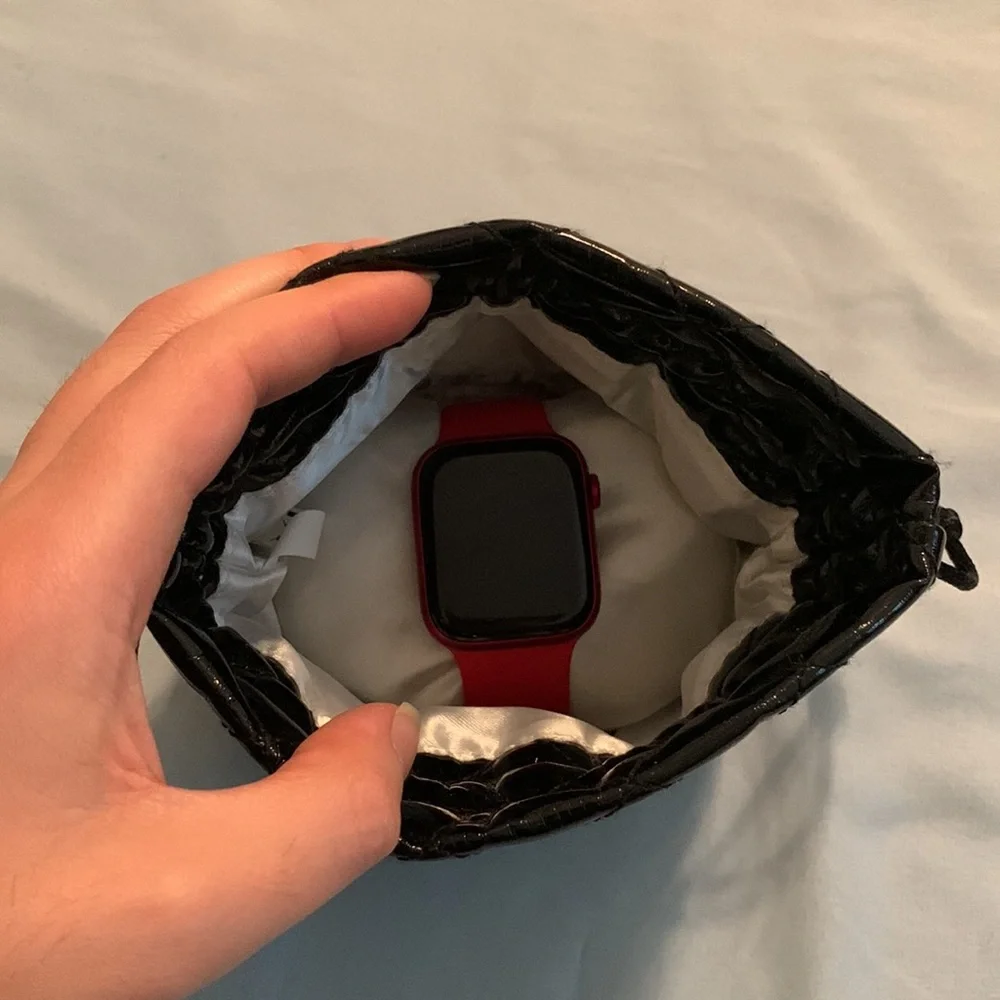 Guess Patent Leather Jewelry / Watch Travel Pouch
